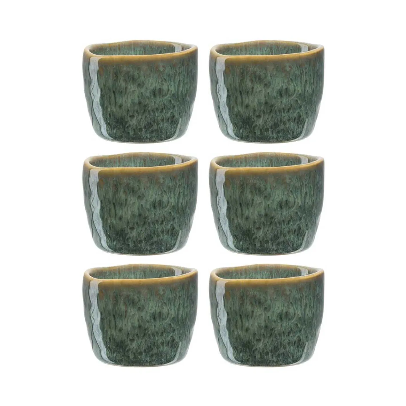 Eierbecher MATERA grün 6er-Set*LEONARDO New