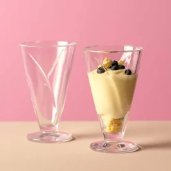 Eisbecher aus Glas CONO 360 ml 4er-Set*LEONARDO Hot