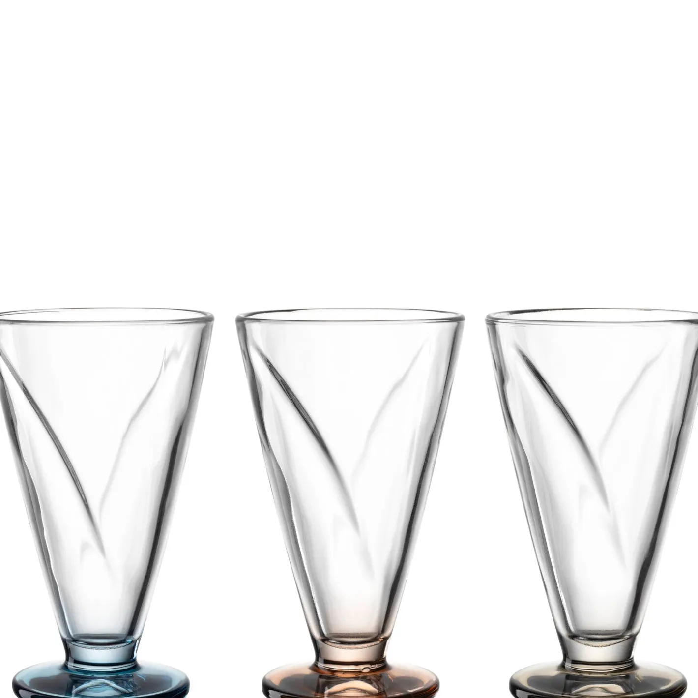 Eisbecher aus Glas CONO 360 ml 3er-Set*LEONARDO Sale