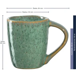 Espressotasse MATERA 90 ml grün 4er-Set*LEONARDO