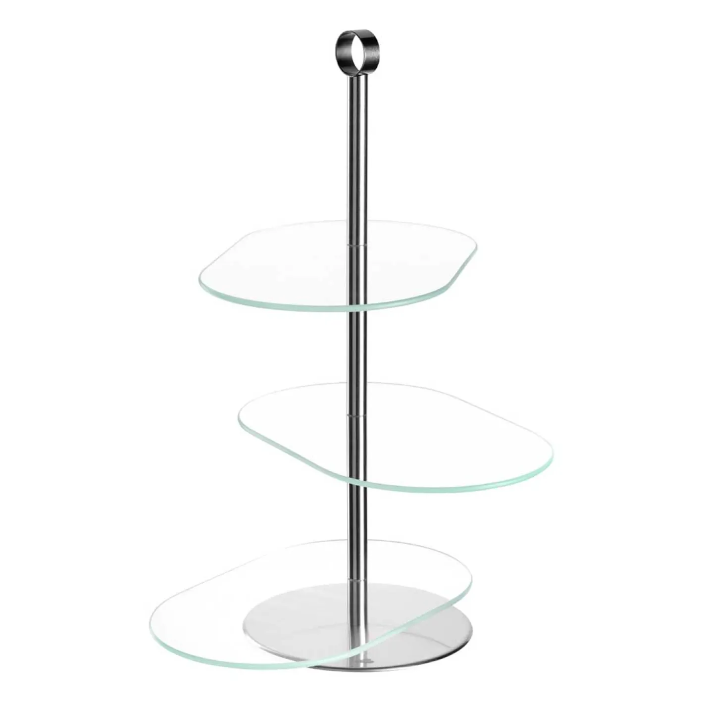 Etagere CENA silber asymetrisch 3-teilig*LEONARDO Clearance