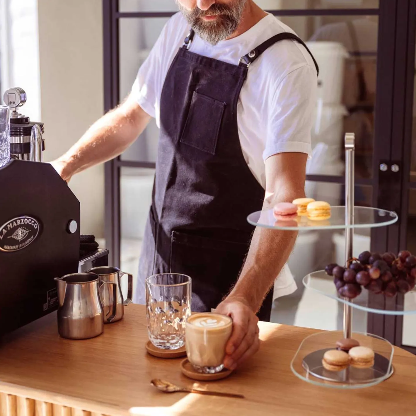 Etagere CENA silber asymetrisch 3-teilig*LEONARDO Clearance