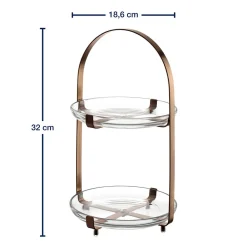 Etagere CUCINA kupfer 2-teilig*LEONARDO New
