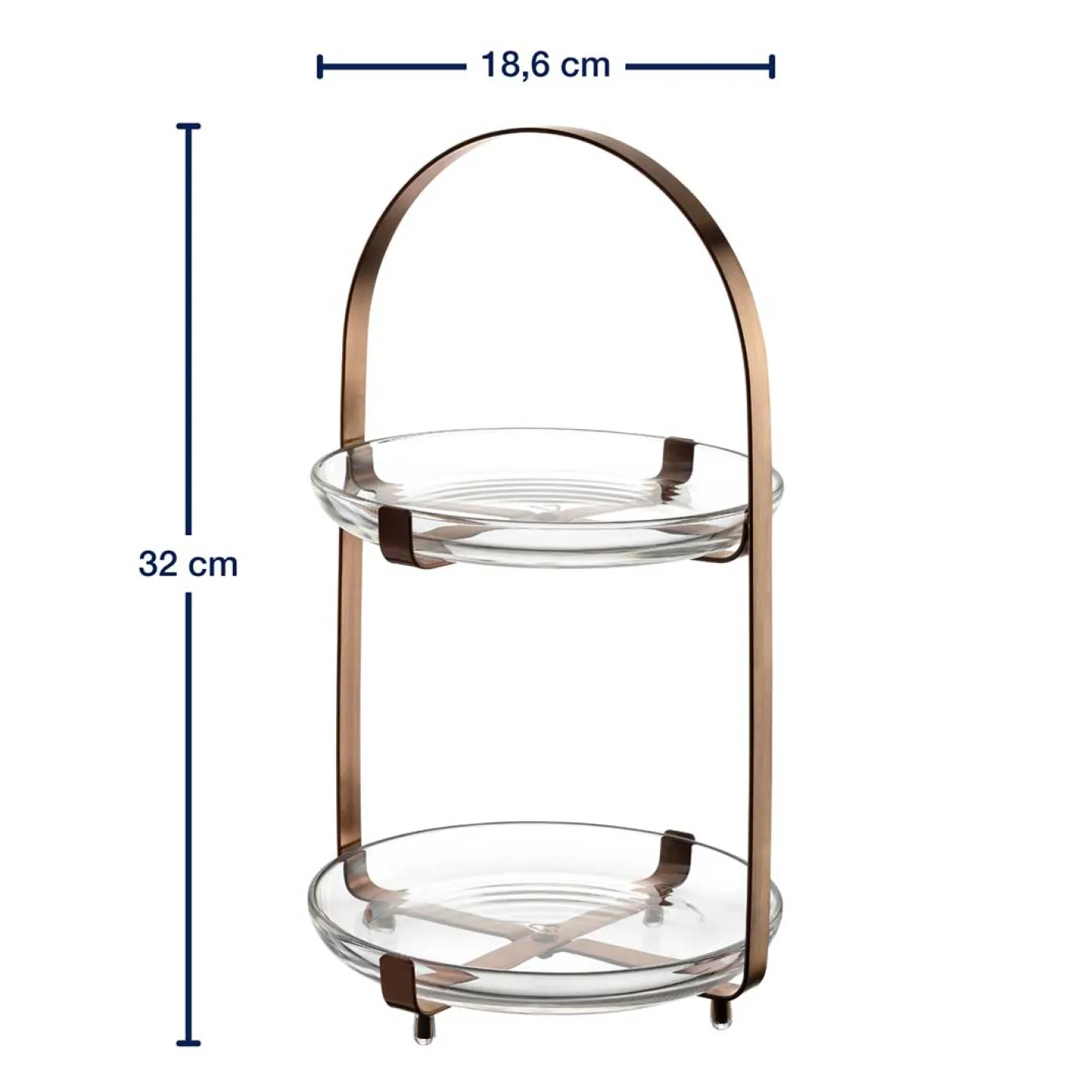 Etagere CUCINA kupfer 2-teilig*LEONARDO New