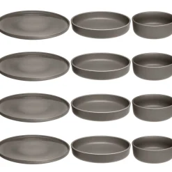 Geschirrset ROMA taupe 12-teilig*LEONARDO