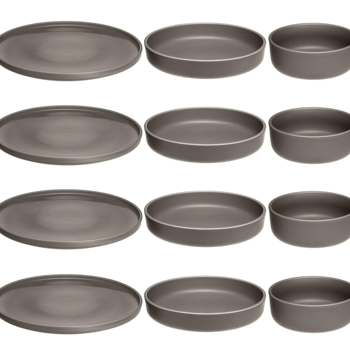 Geschirrset ROMA taupe 12-teilig*LEONARDO