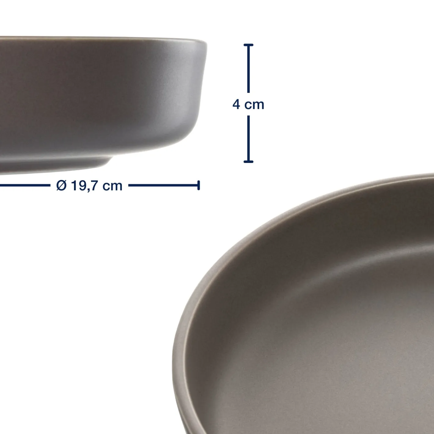 Geschirrset ROMA taupe 12-teilig*LEONARDO