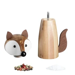 Gewürzmühle Holz CUCINA braun Fuchs*LEONARDO Discount