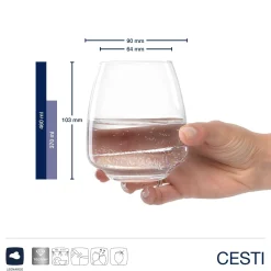Glasset CESTI 8-teilig + Poliertuch*LEONARDO