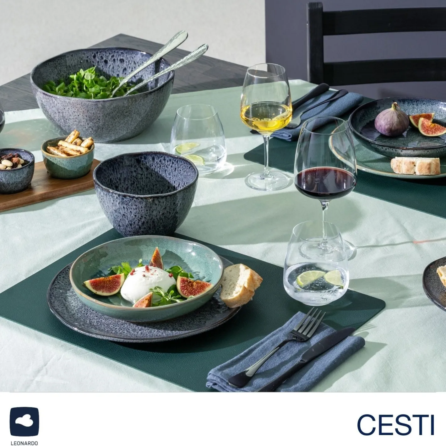 Glasset CESTI 8-teilig + Poliertuch*LEONARDO