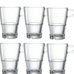 Glastasse SENSO 350 ml stapelbar 6er-Set*LEONARDO Clearance