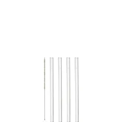 Glastrinkhalme CIAO 15 cm 4er-Set + Reinigungsbürste*LEONARDO Outlet