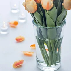 Glasvase BLOOM 22 cm in geschwungener Form*LEONARDO