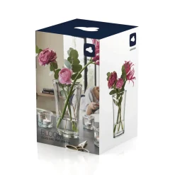 Glasvase BLOOM 22 cm in geschwungener Form*LEONARDO