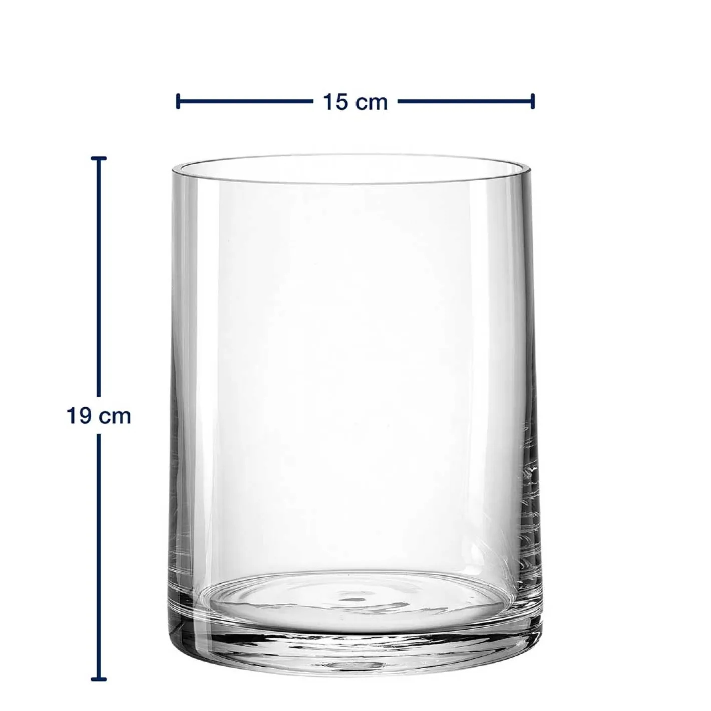 Glasvase NOVARA 19 cm klein*LEONARDO Outlet