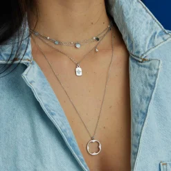 Halskette AMARILA 42 cm silber CIAO*LEONARDO Clearance