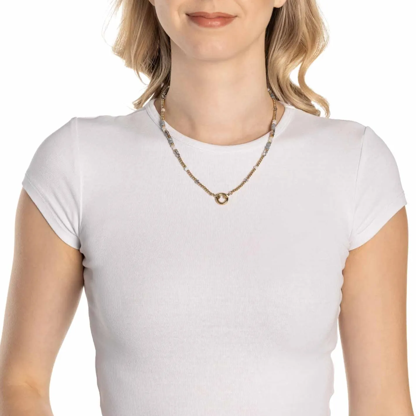 Halskette BERNIE 45 cm gold Clip & Mix*LEONARDO Outlet