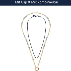 Halskette BERNIE 45 cm gold Clip & Mix*LEONARDO Outlet