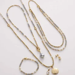 Halskette BERNIE 45 cm gold Clip & Mix*LEONARDO Outlet