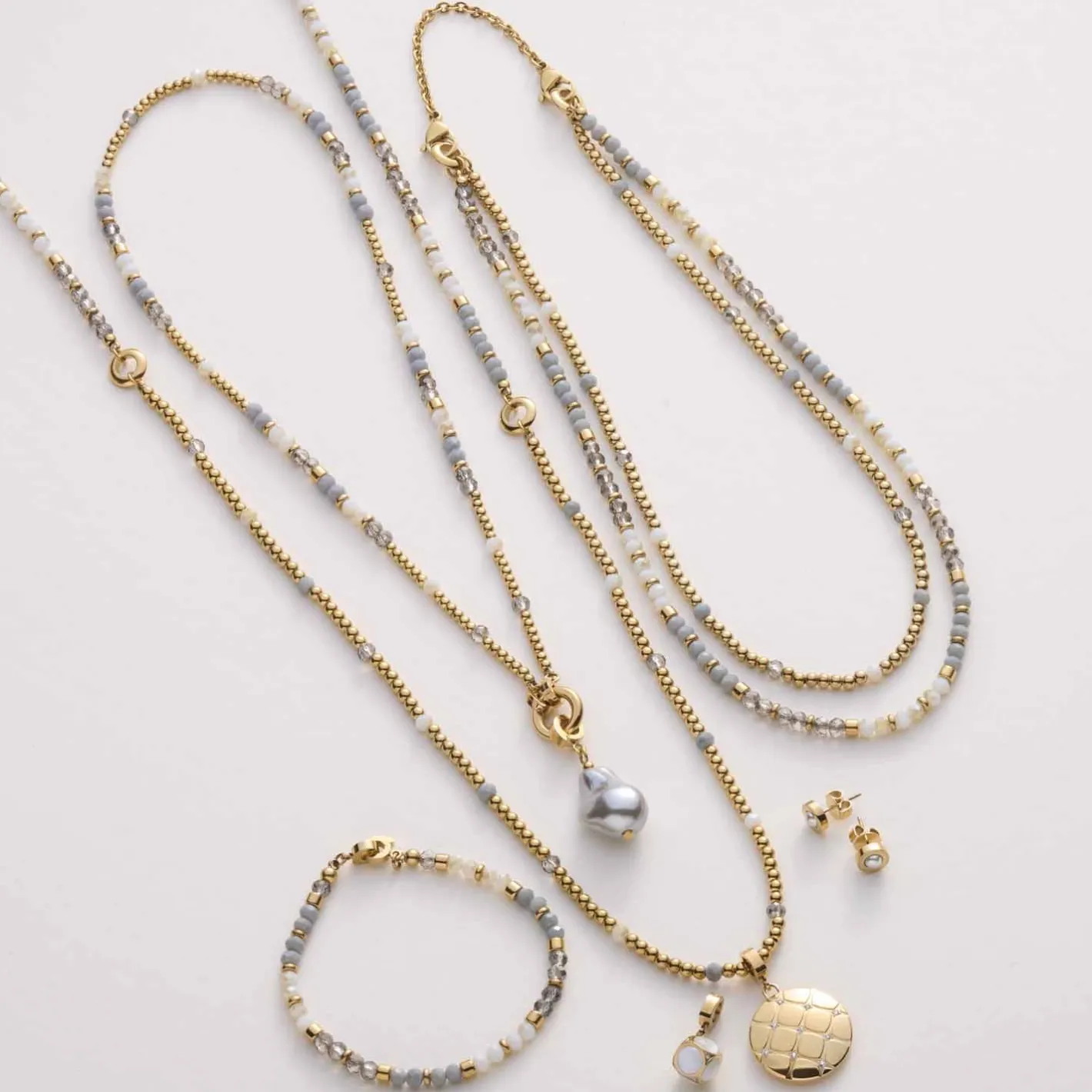 Halskette BERNIE 45 cm gold Clip & Mix*LEONARDO Outlet