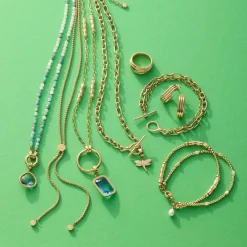 Halskette BISCA 80 cm gold Clip & Mix*LEONARDO Sale