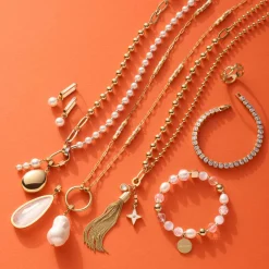 Halskette CARONNA gold Clip & Mix*LEONARDO Clearance