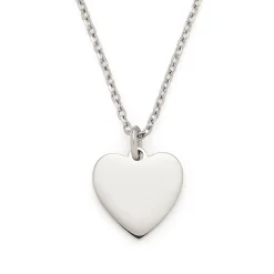 Halskette COLETTA 42 cm silber mit persönlicher Gravur*LEONARDO Discount