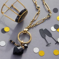 Halskette DELICA 80 cm gold Clip & Mix*LEONARDO Clearance