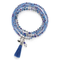 Halskette DONNA 80 cm blau Sommer*LEONARDO Outlet