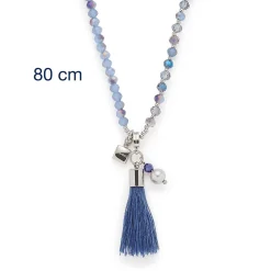 Halskette DONNA 80 cm blau Sommer*LEONARDO Outlet