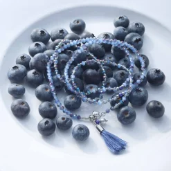 Halskette DONNA 80 cm blau Sommer*LEONARDO Outlet