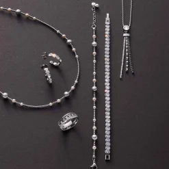 Halskette ELSANA 42 cm silber*LEONARDO Outlet