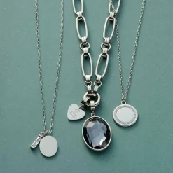 Halskette FERRARA 45 cm mit persönlicher Gravur*LEONARDO Online