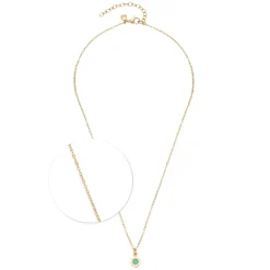 Halskette ISA 42 cm aqua*LEONARDO