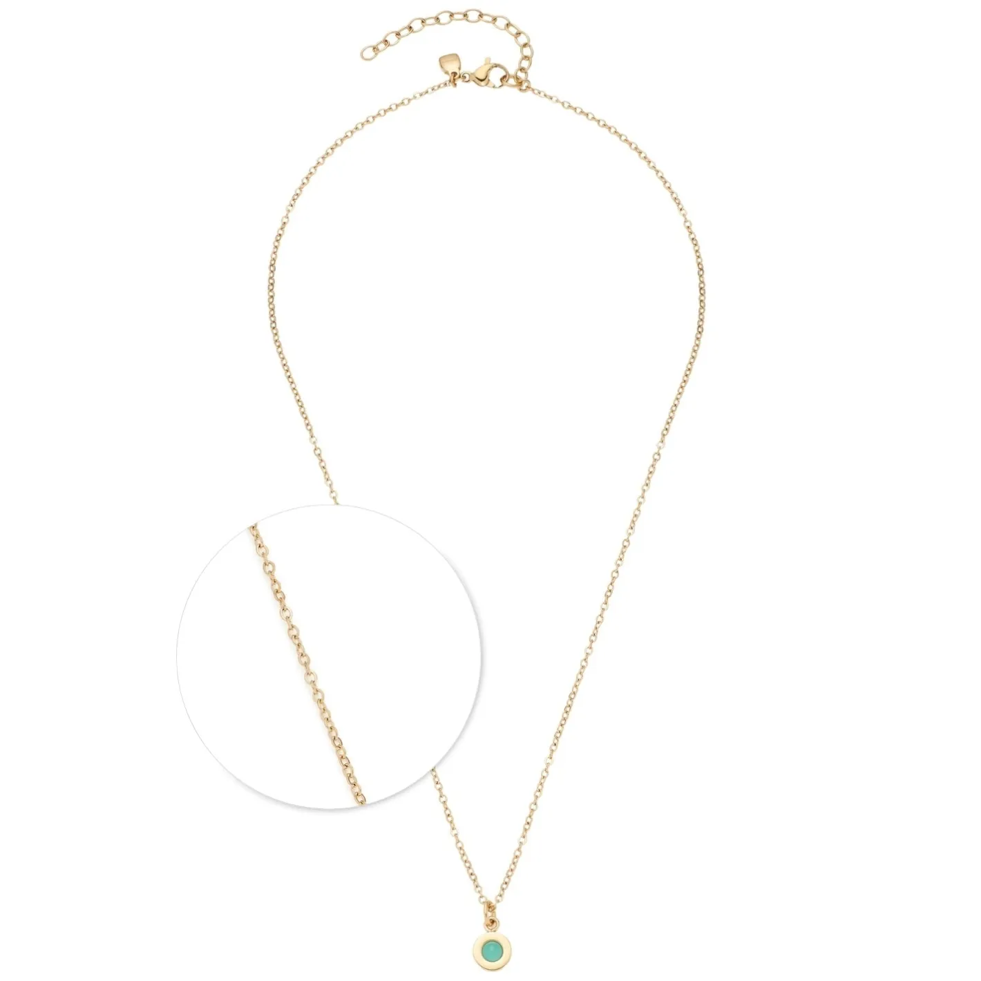 Halskette ISA 42 cm aqua*LEONARDO