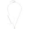 Halskette ISA 42 cm glitz/weiß*LEONARDO New