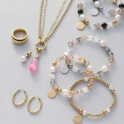 Halskette LIZZY 45 cm gold Clip & Mix*LEONARDO New