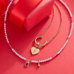 Halskette MAISY 45 cm gold Clip & Mix*LEONARDO Discount