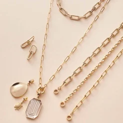 Halskette MODA 80 cm gold Clip & Mix*LEONARDO Hot