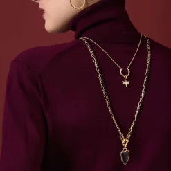 Halskette NINON Clip & Mix 70 cm gold*LEONARDO Outlet