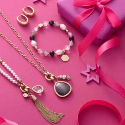 Halskette NINON Clip & Mix 70 cm gold*LEONARDO Outlet