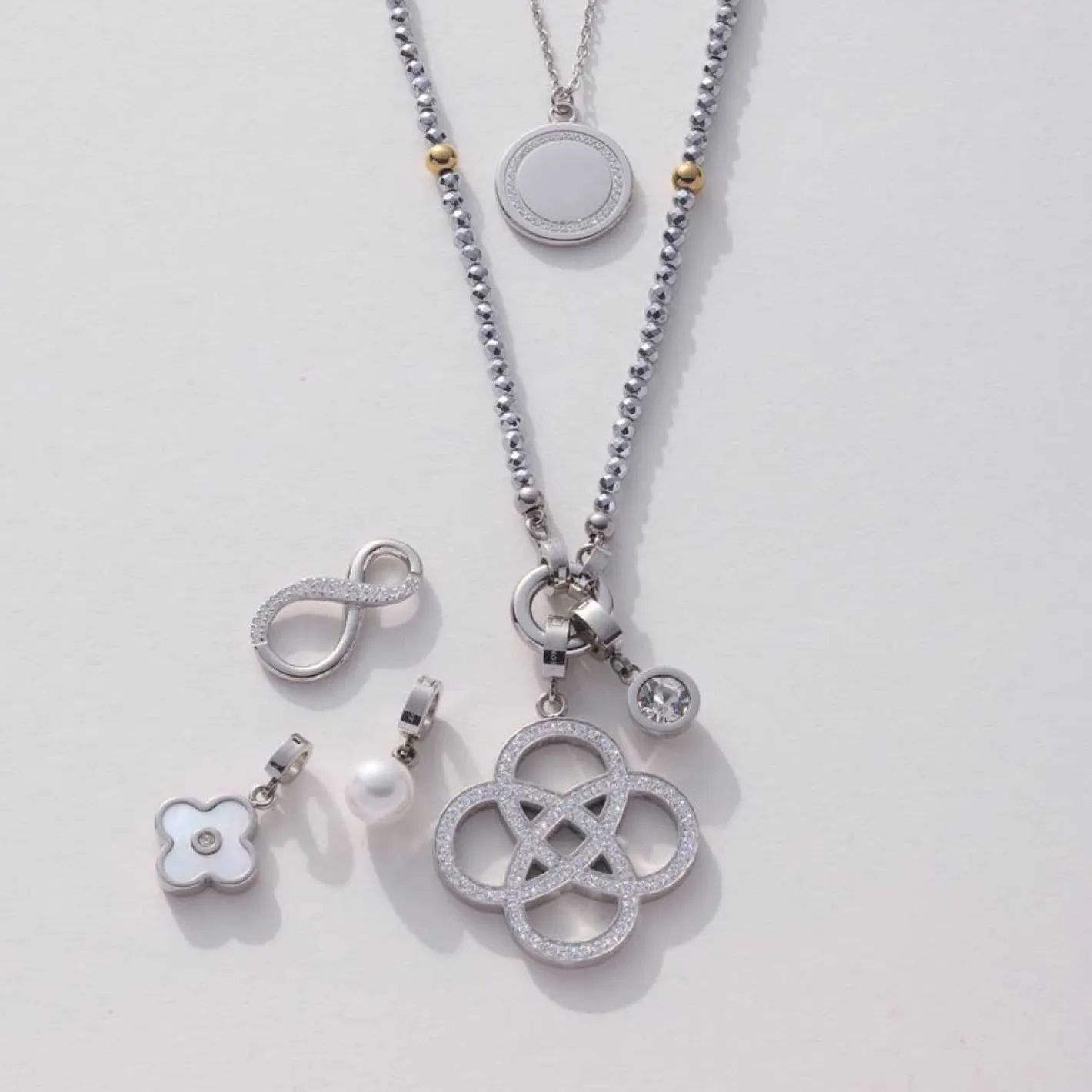 Halskette NOURA 70 cm Clip & Mix*LEONARDO Hot