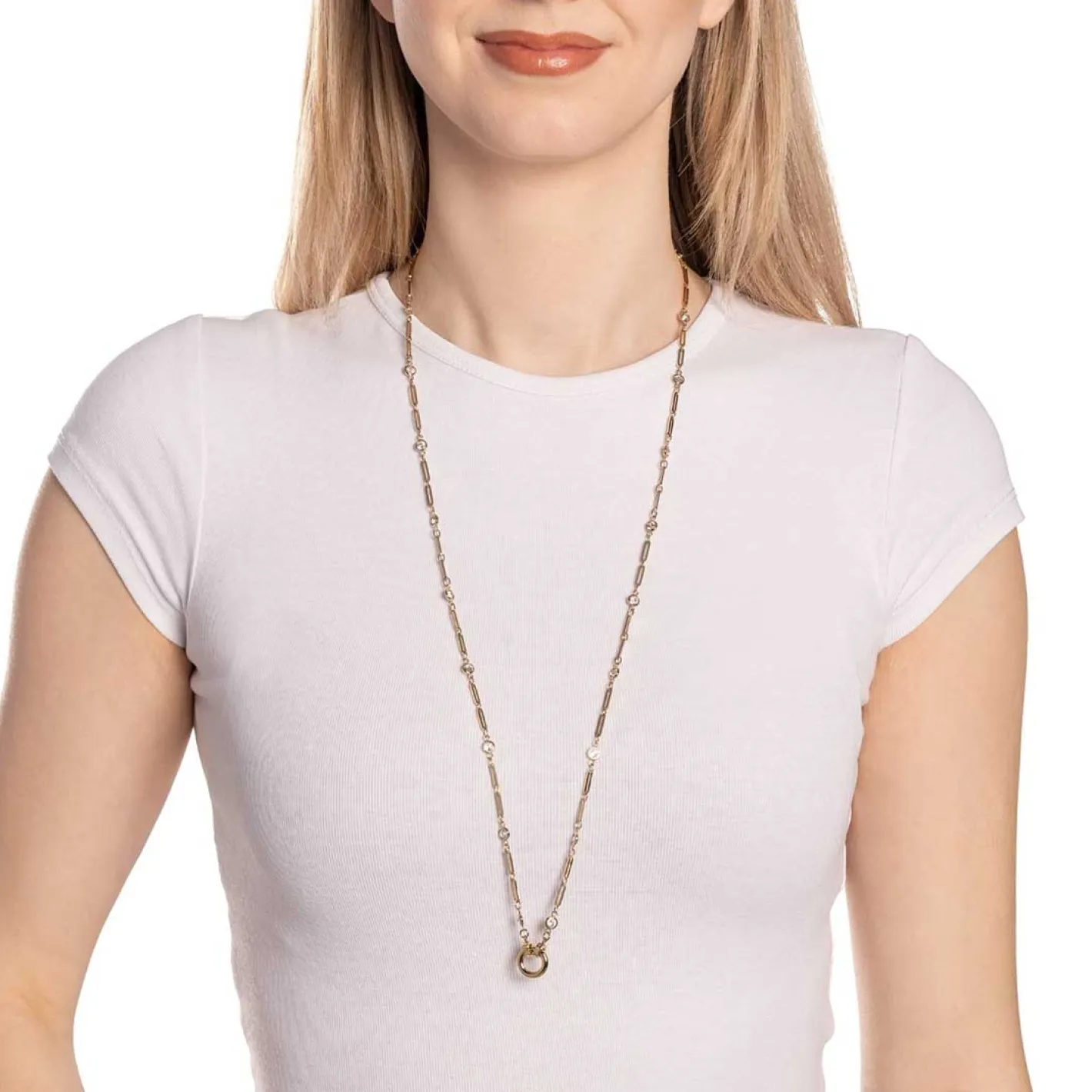 Halskette REBECCA 80 cm gold Clip & Mix*LEONARDO Online