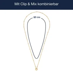 Halskette REBECCA 80 cm gold Clip & Mix*LEONARDO Online