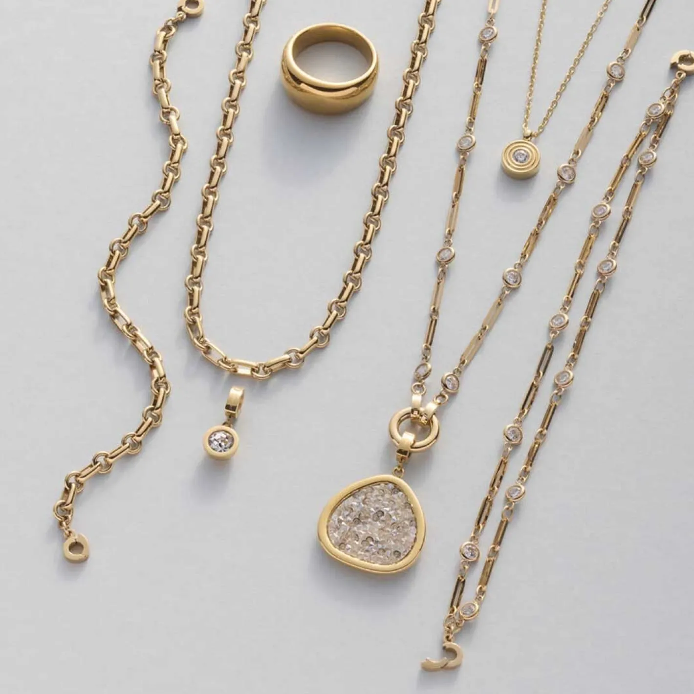 Halskette REBECCA 80 cm gold Clip & Mix*LEONARDO Online