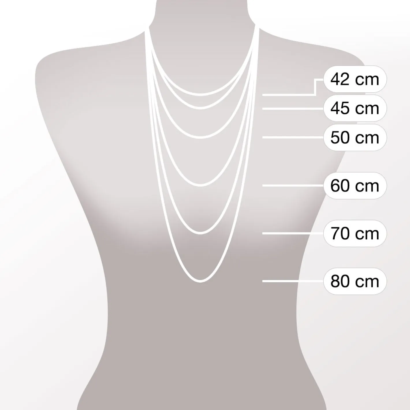 Halskette ROMEA 50 cm Clip & Mix*LEONARDO Discount