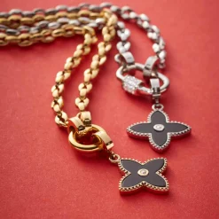 Halskette ROMEA 50 cm gold Clip & Mix*LEONARDO Sale