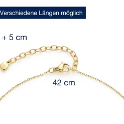 Halskette ROSY 42 cm gold CIAO*LEONARDO New