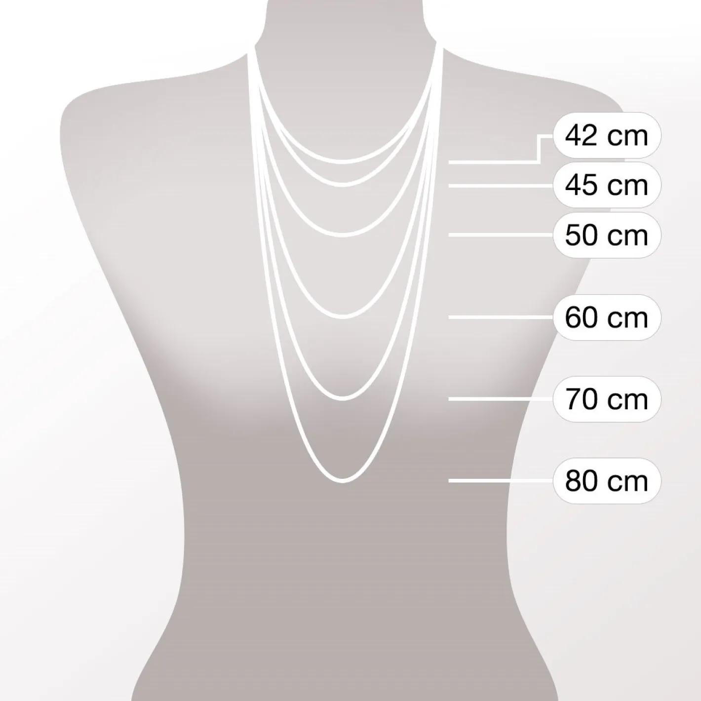 Halskette SABINE 50 cm*LEONARDO Discount