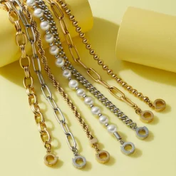 Halskette SIGNORA 60 cm mit Mini-Clip Clip & Mix*LEONARDO